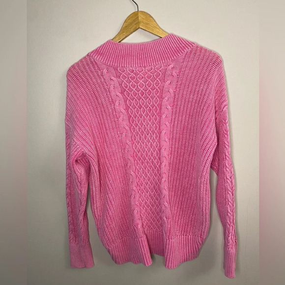 Aerie Chunky Cableknit Oversized Knit Sweater - Picture 4 of 7